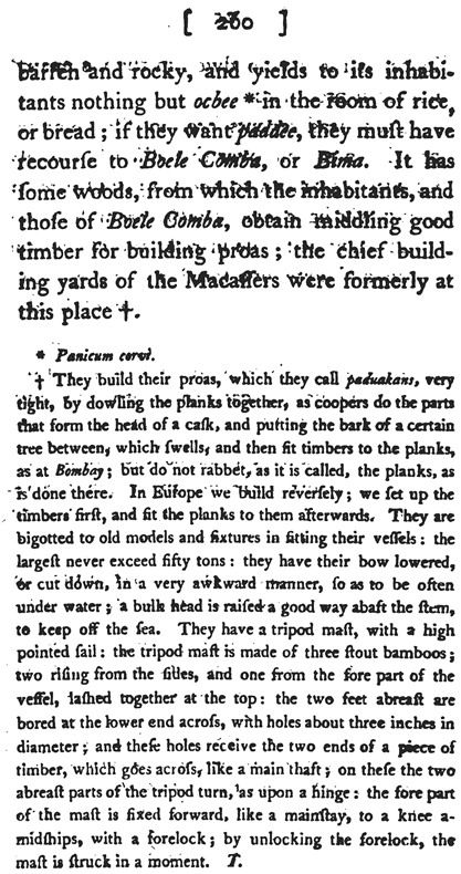 Stavorinus, Johan Splinter [Wilcocke, Samuel H., Transl.] 1798. Voyages to the East-Indies, London: G.G. and J. Robinson.