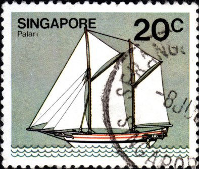 Prangko 'Palari', Singapura 1980.
